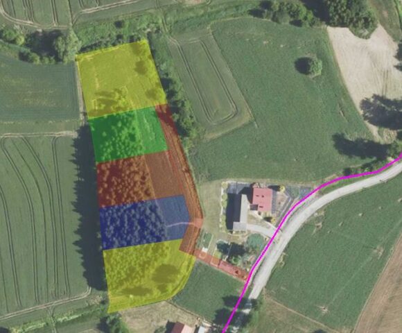 Działki blisko Łańcuta, WZ, 8399 m2 całkowitej powierzchni